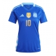 Argentina Lionel Messi #10 Echipament de Fotbal Replică Copa America 2024 Femei Deplasare